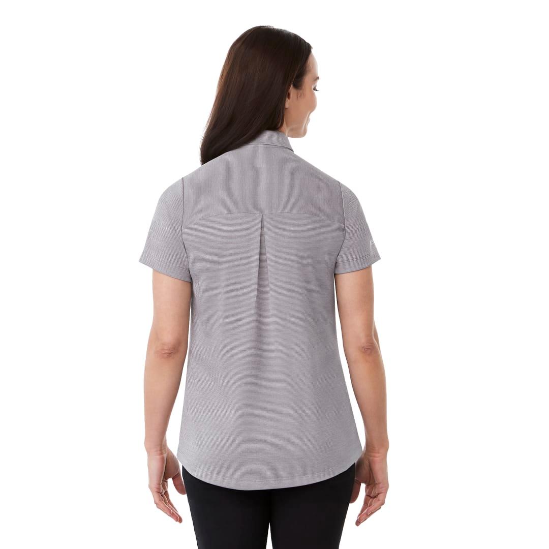 Womens dege eco ss polo Blue miniatura 14