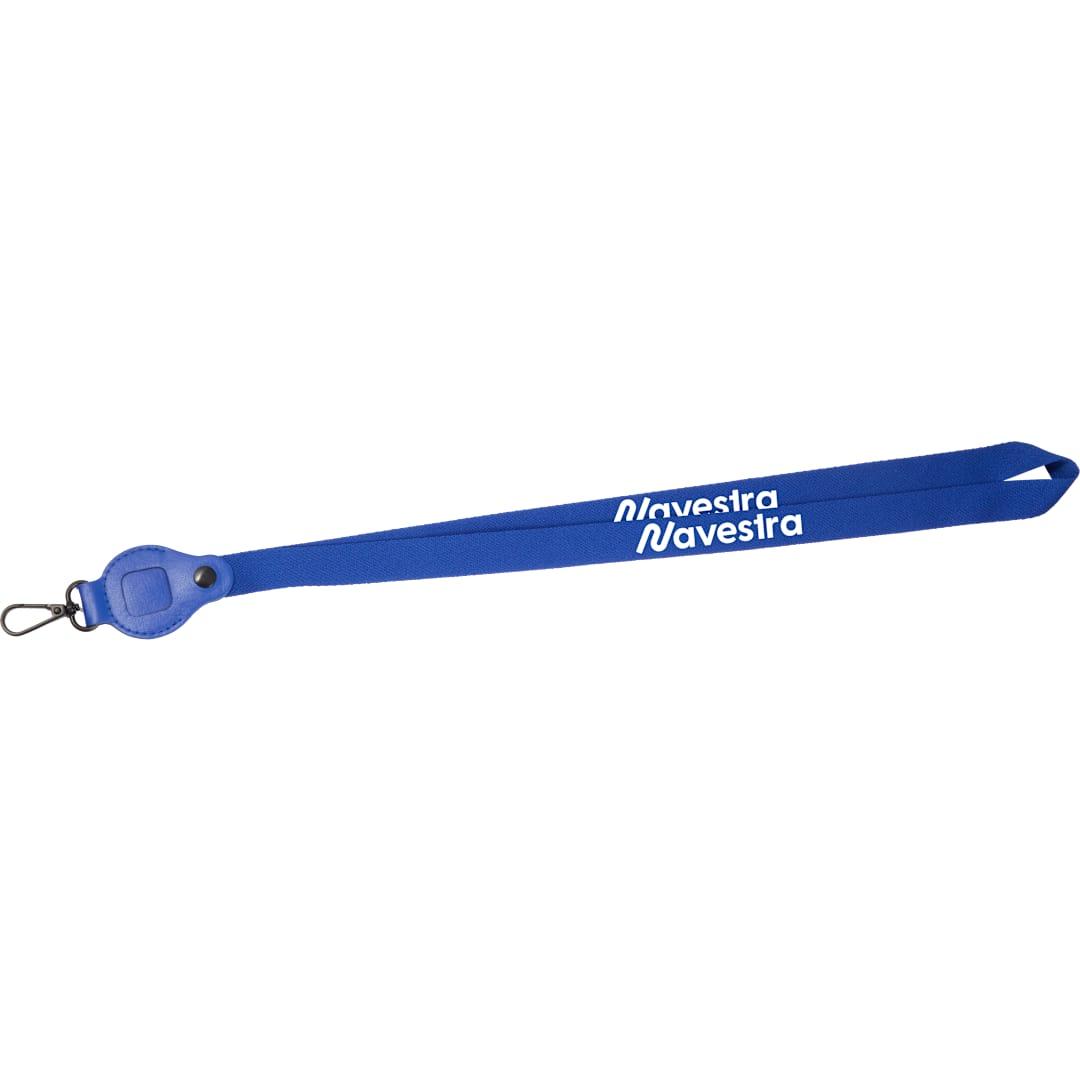 Recycled airtag lanyard Black miniatura 15