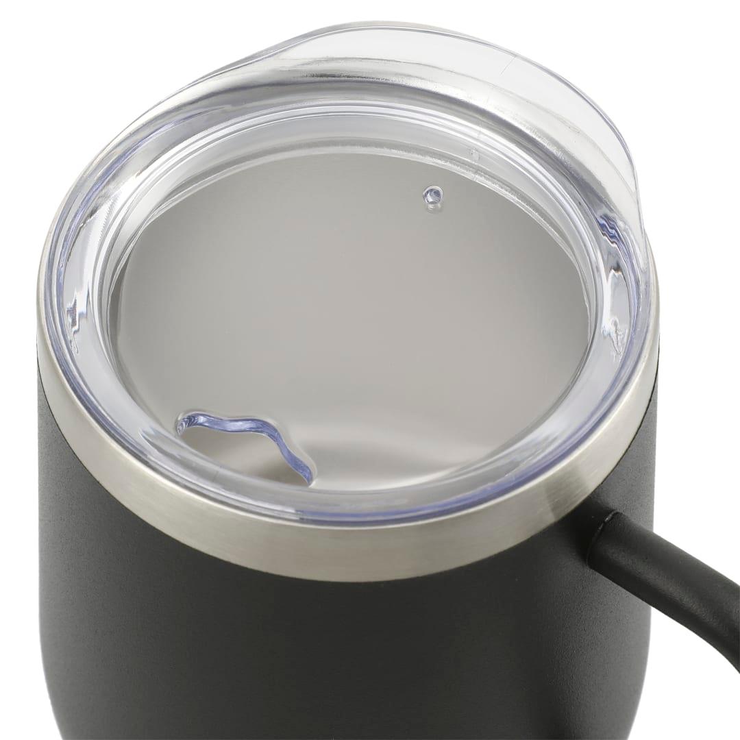 Brew copper vacuum insulated mug 12oz Black front