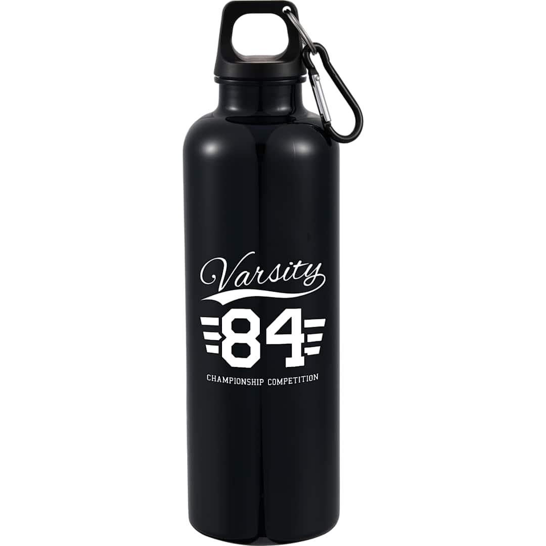 Race 25oz recycled bottle with carabiner Black miniatura 11