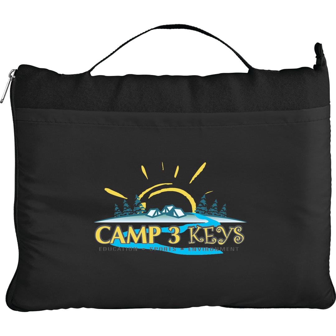 Roam fleece blanket Navy Blue miniatura 3
