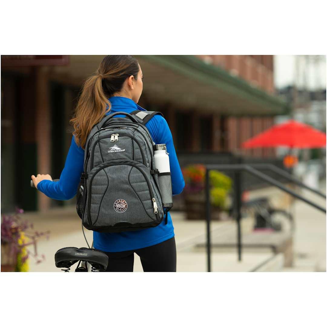 High sierra swerve 17 computer backpack Black miniatura 13