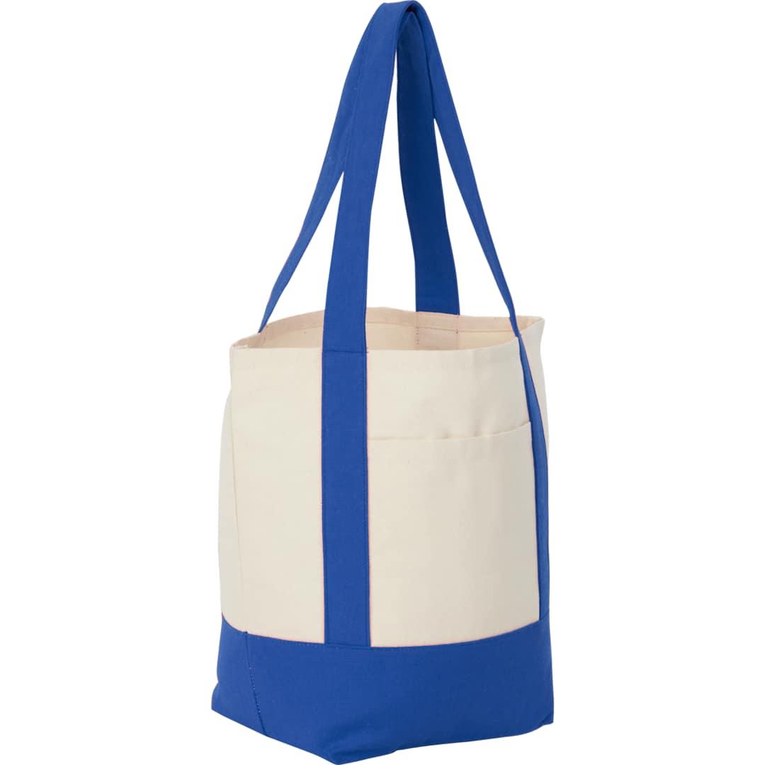 Mini recycled 8oz cotton canvas tote Red miniatura 8