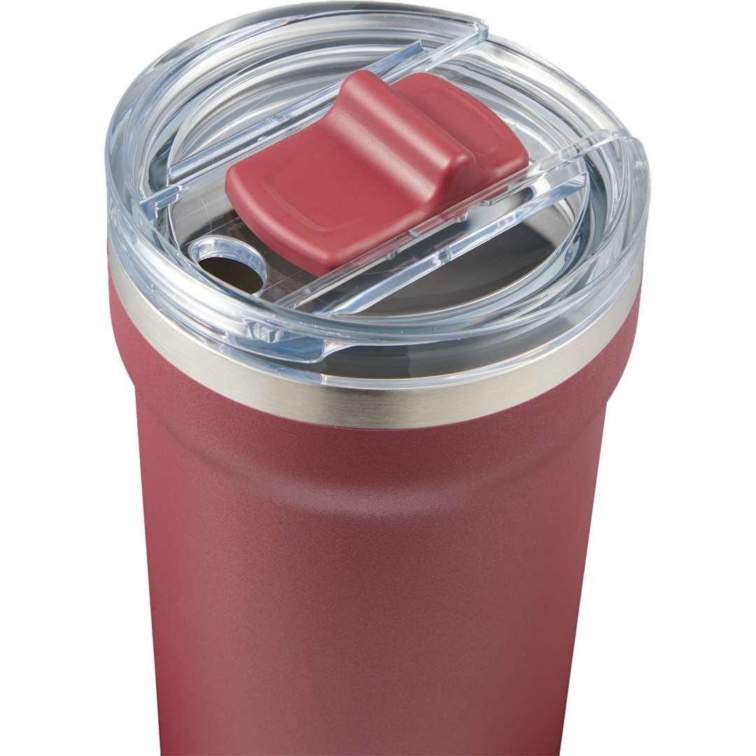 Catone recycled vacuum tumbler w/ slider lid 20oz Black miniatura 23