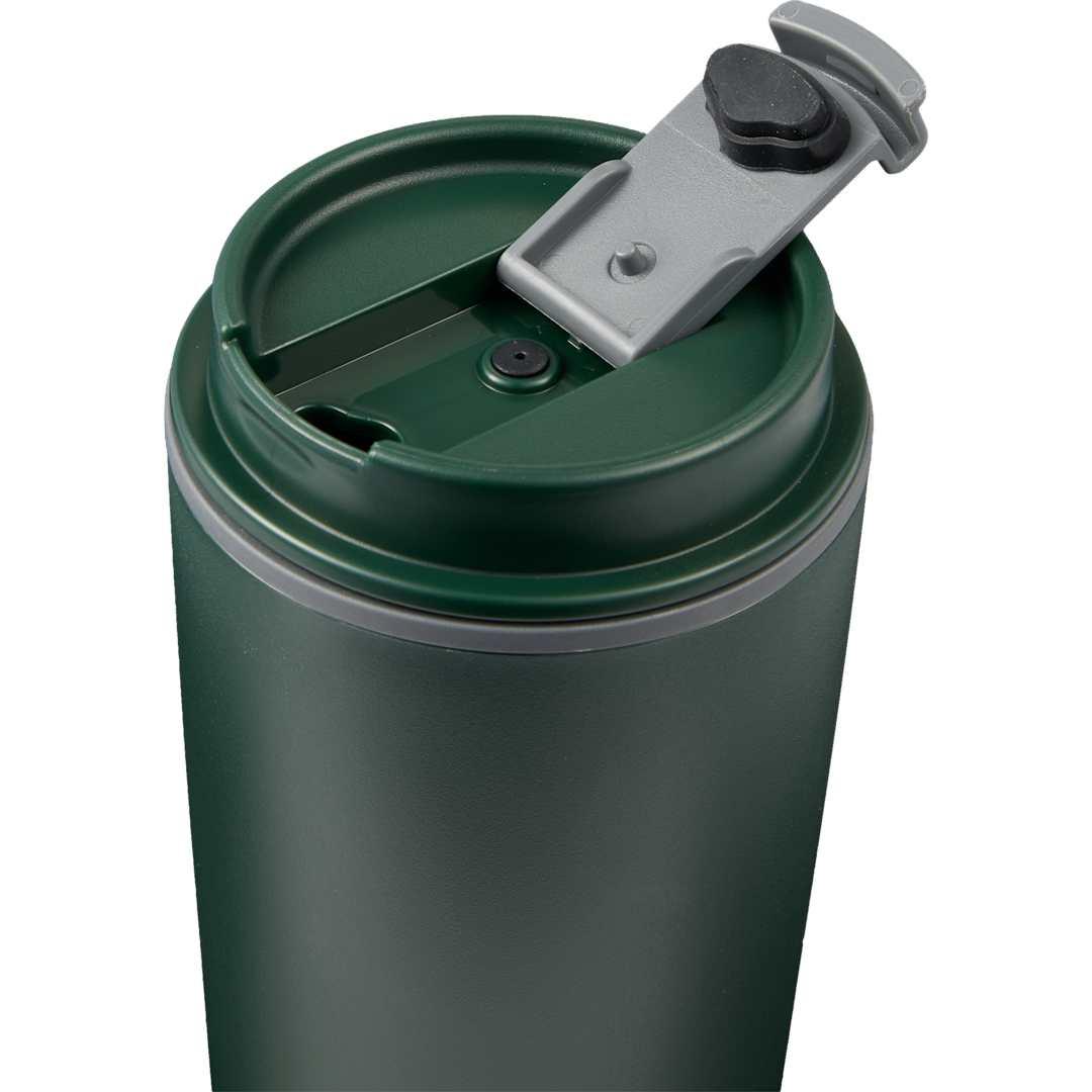 Cooper rpp double wall tumbler w/ flap lid 16oz Black miniatura 13