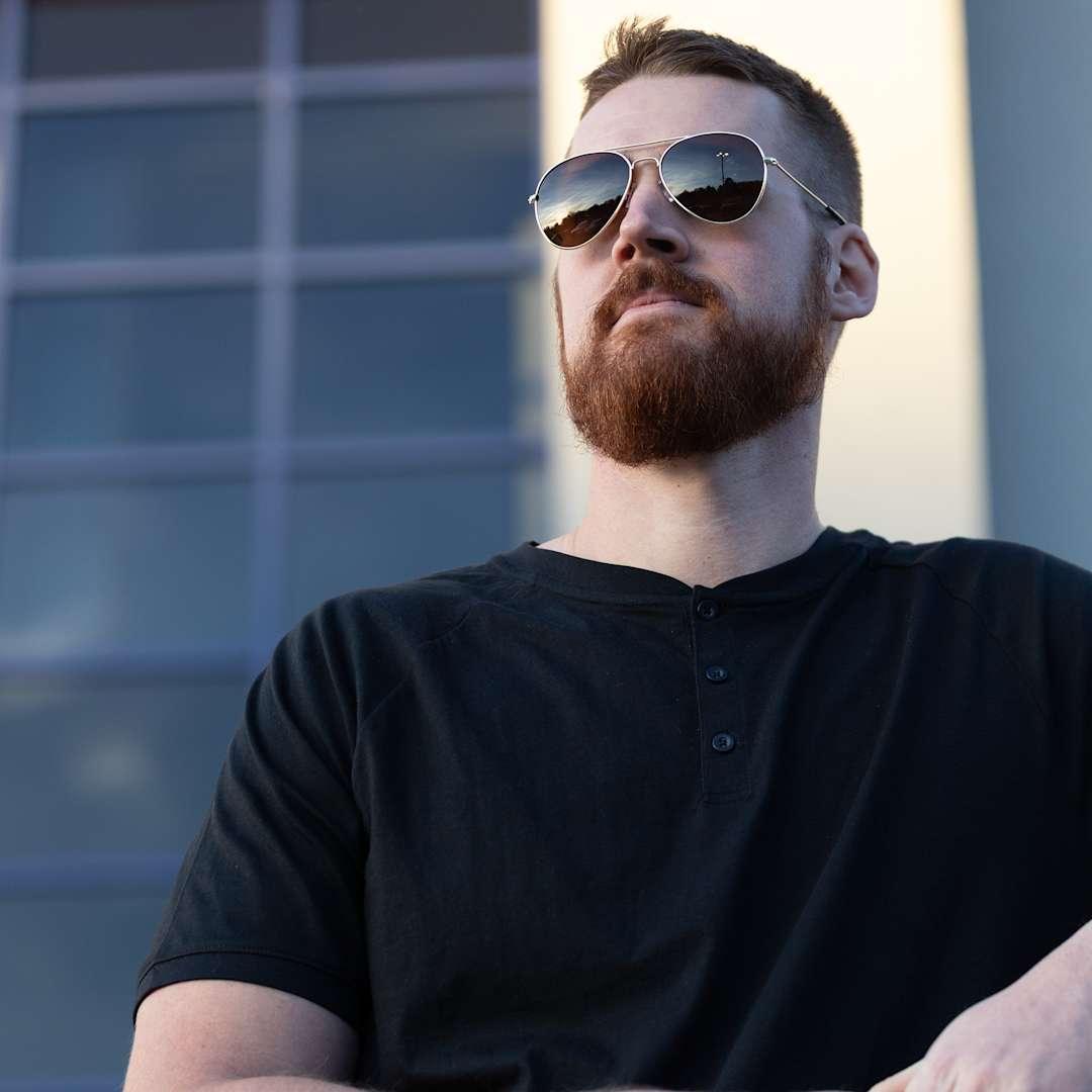 Stunkel recycled aviator sunglasses Black miniatura 23