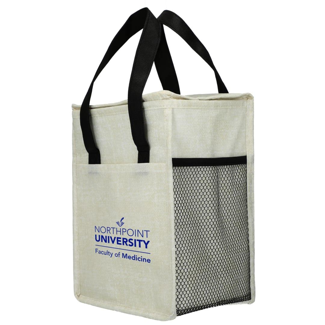 Ares recycled non-woven 12 can cooler Black miniatura 6