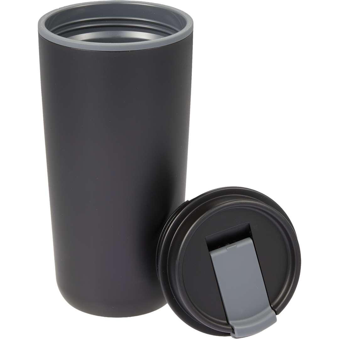 Cooper rpp double wall tumbler w/ flap lid 16oz Black miniatura 4