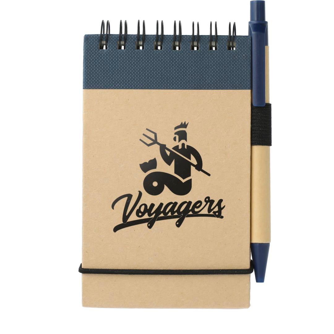 Fsc® mix 5 x 3 recycled jotter with pen Natural miniatura 13