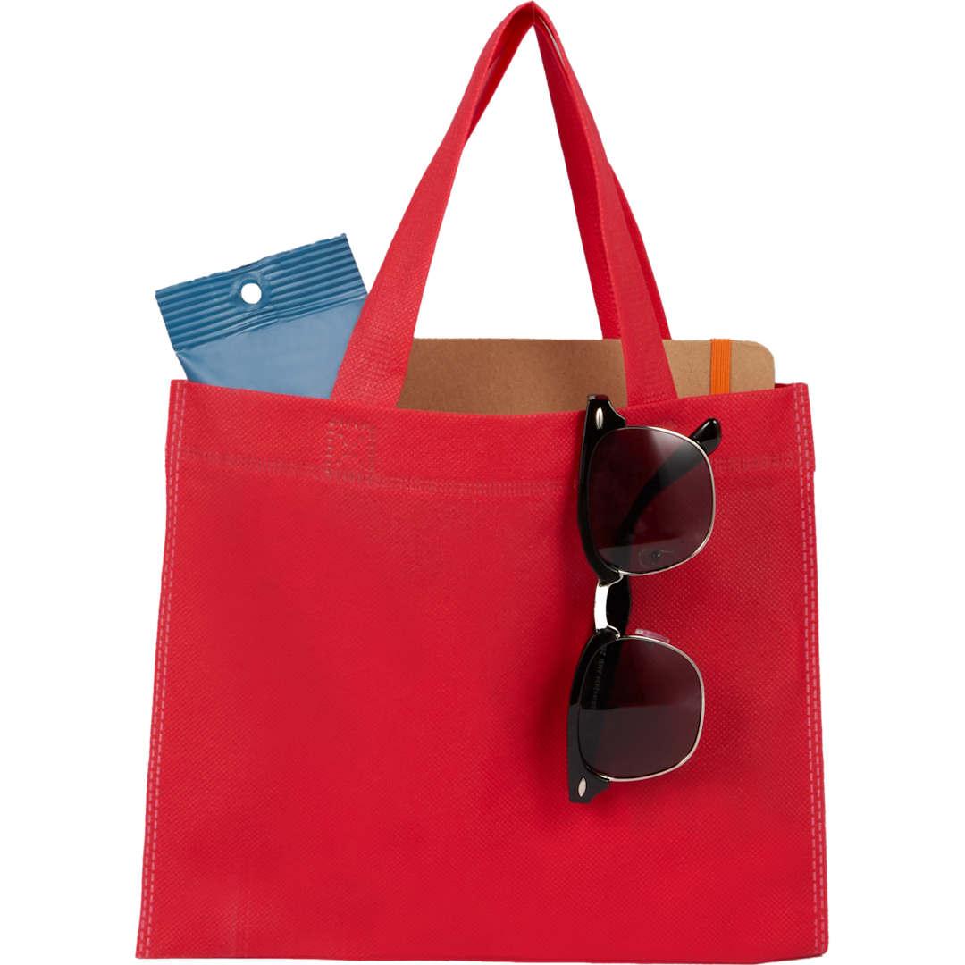 Mini non-woven heat sealed tote Red miniatura 22