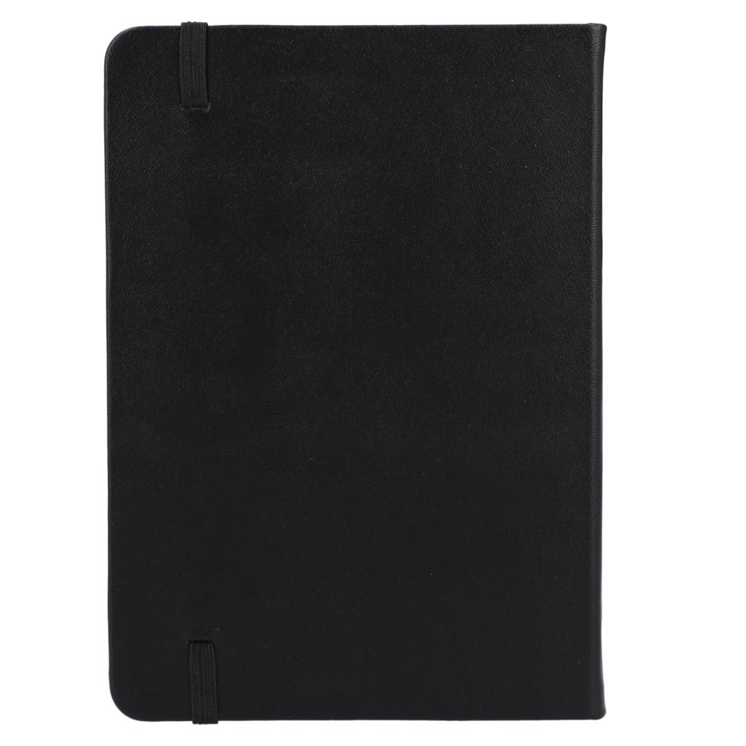 5 X 7 remark recycled bound notebook Black front
