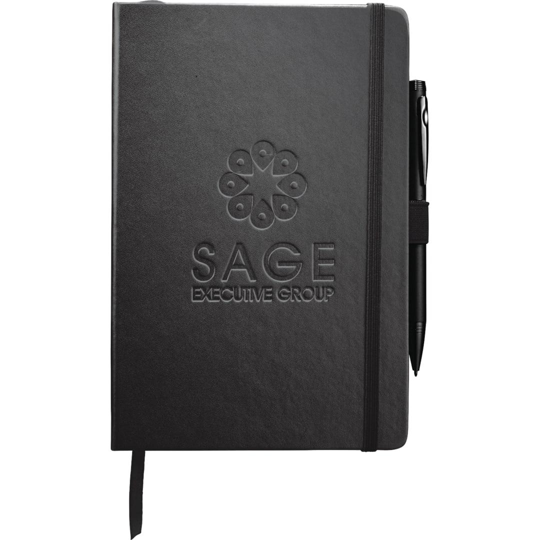 Fsc® mix 5.5 x 8.5 nova bound journal Black miniatura 5