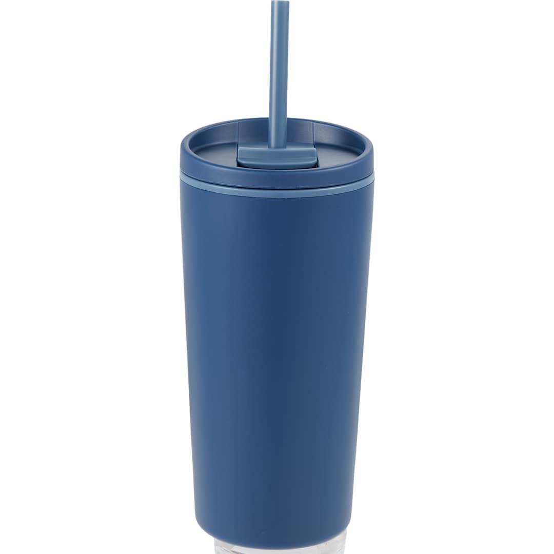 Santino recycled tumbler w/ dual function lid 16oz Black miniatura 33