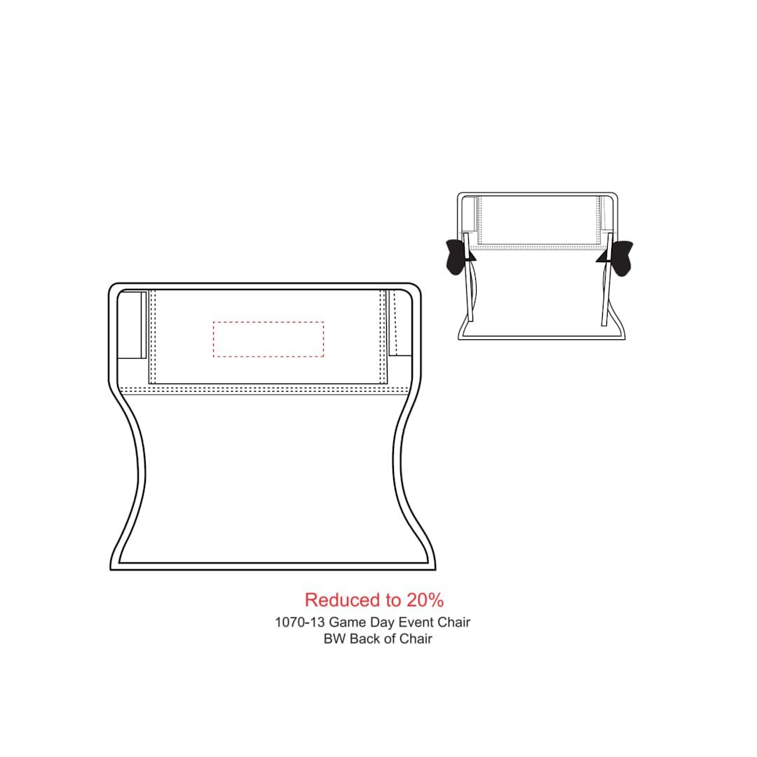 Game day event chair (300lb capacity) Black miniatura 11