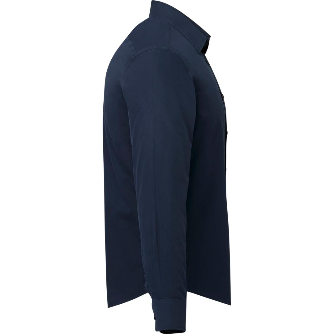 Untuckit castello wf long slv slim fit shirt-mens Navy Blue miniatura 4