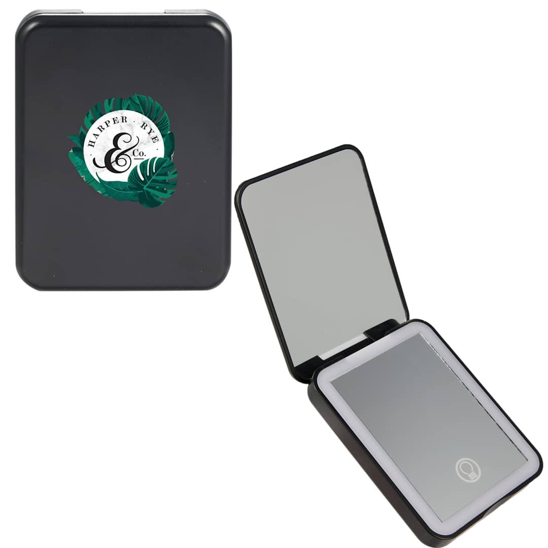 Rechargeable 100% rabs led compact mirror White miniatura 8