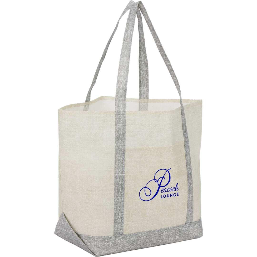 Recycled beacon non-woven all purpose tote Grey miniatura 7