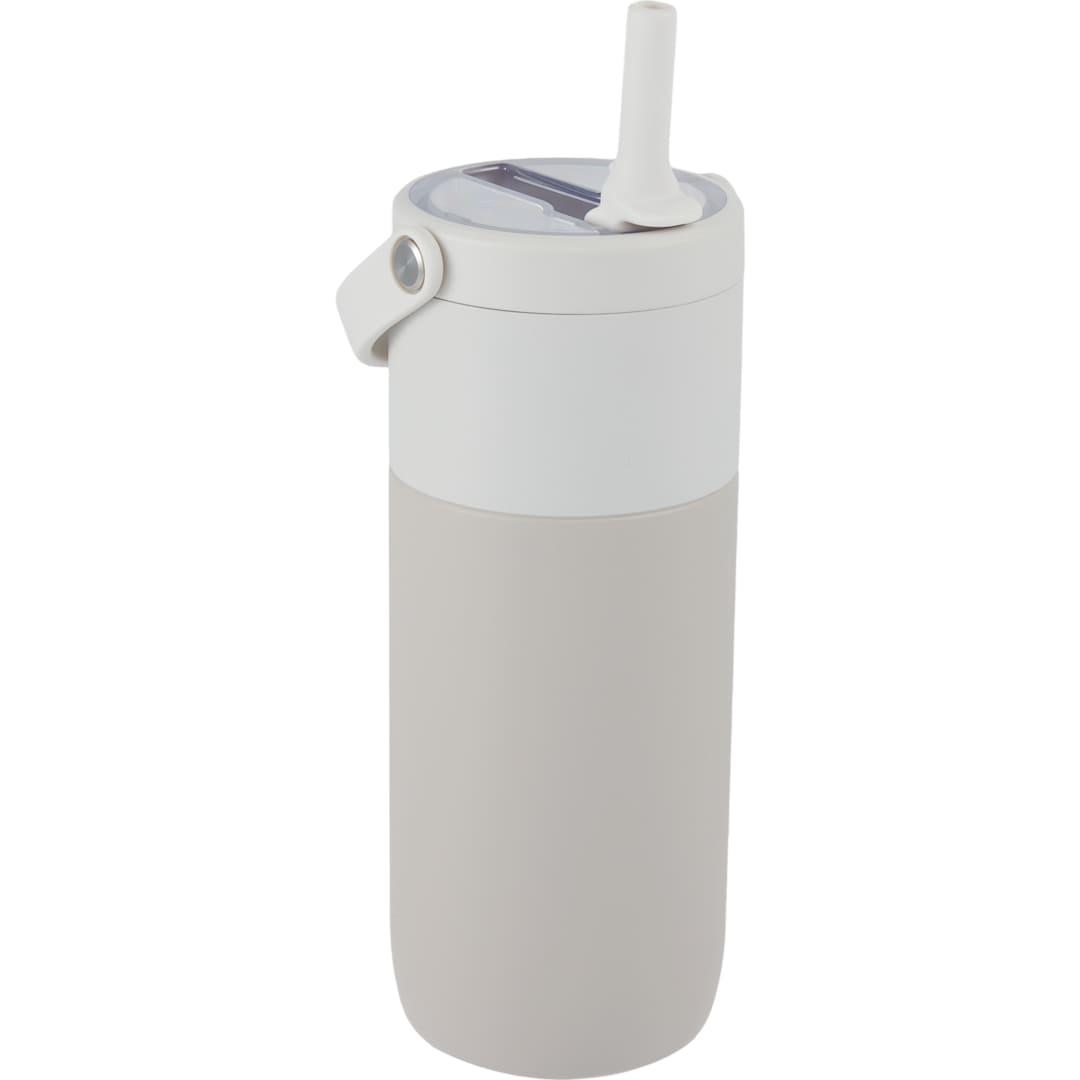 Roots ceramic lined travel tumbler w/ straw 20oz Cream miniatura 3