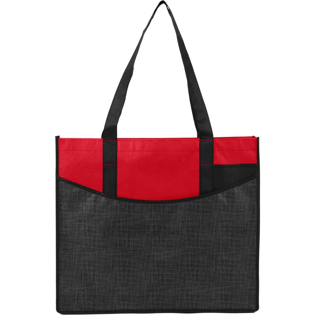 Brooke recycled non-woven convention tote Blue miniatura 19