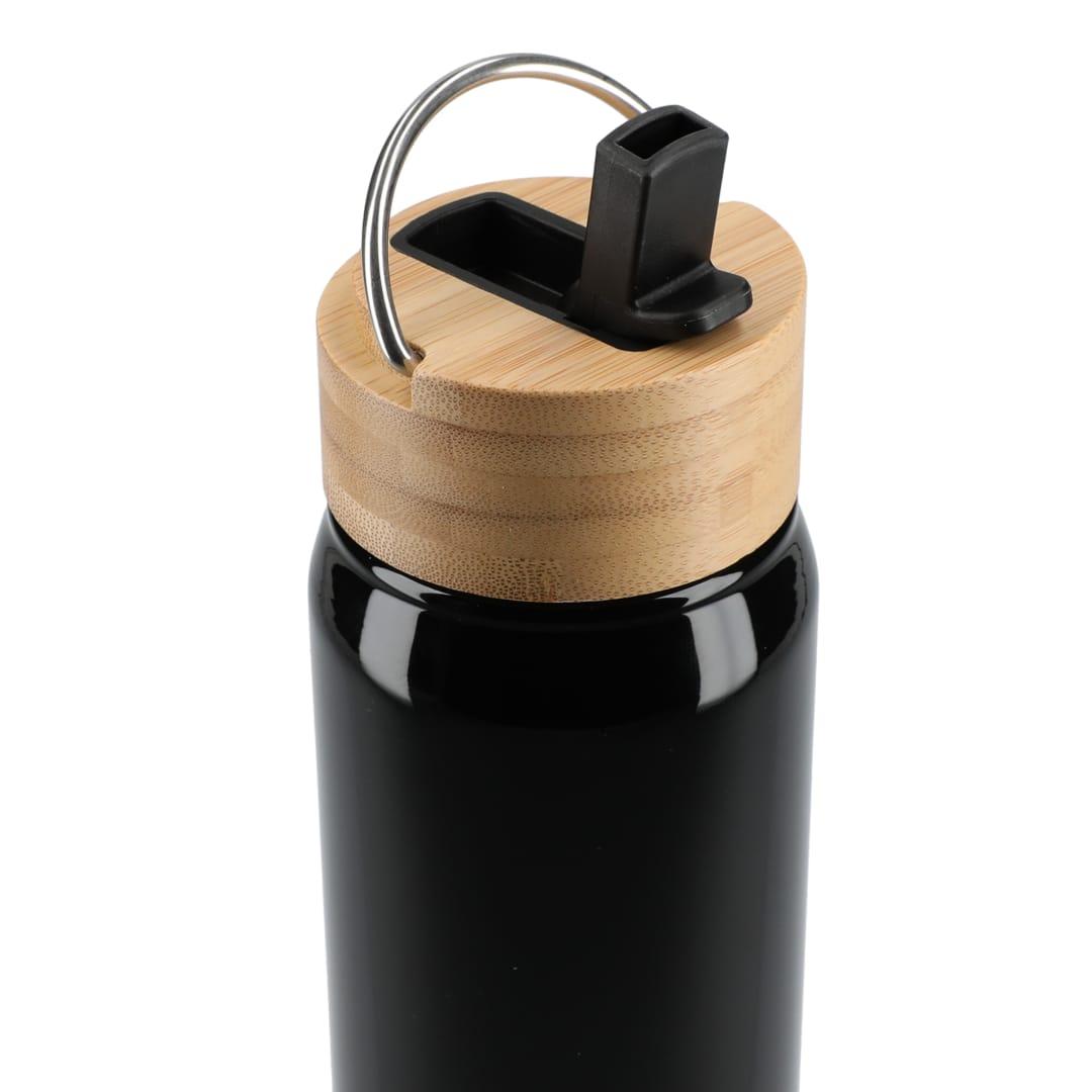 Billy 26oz aluminum bottle w/ fsc® bamboo lid Black miniatura 13
