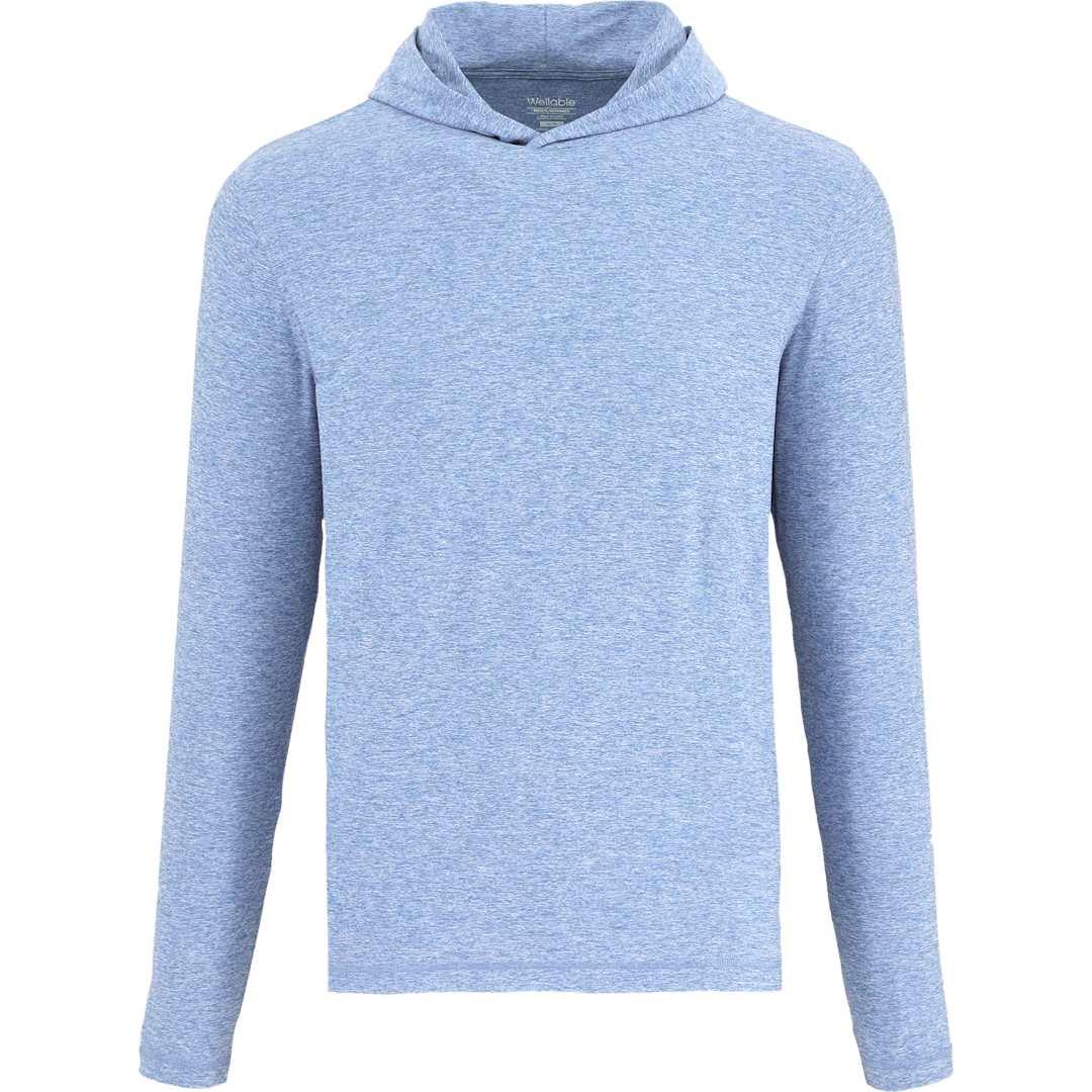 Wellable mens knit hoodie Fossil Heather (138) miniatura 8