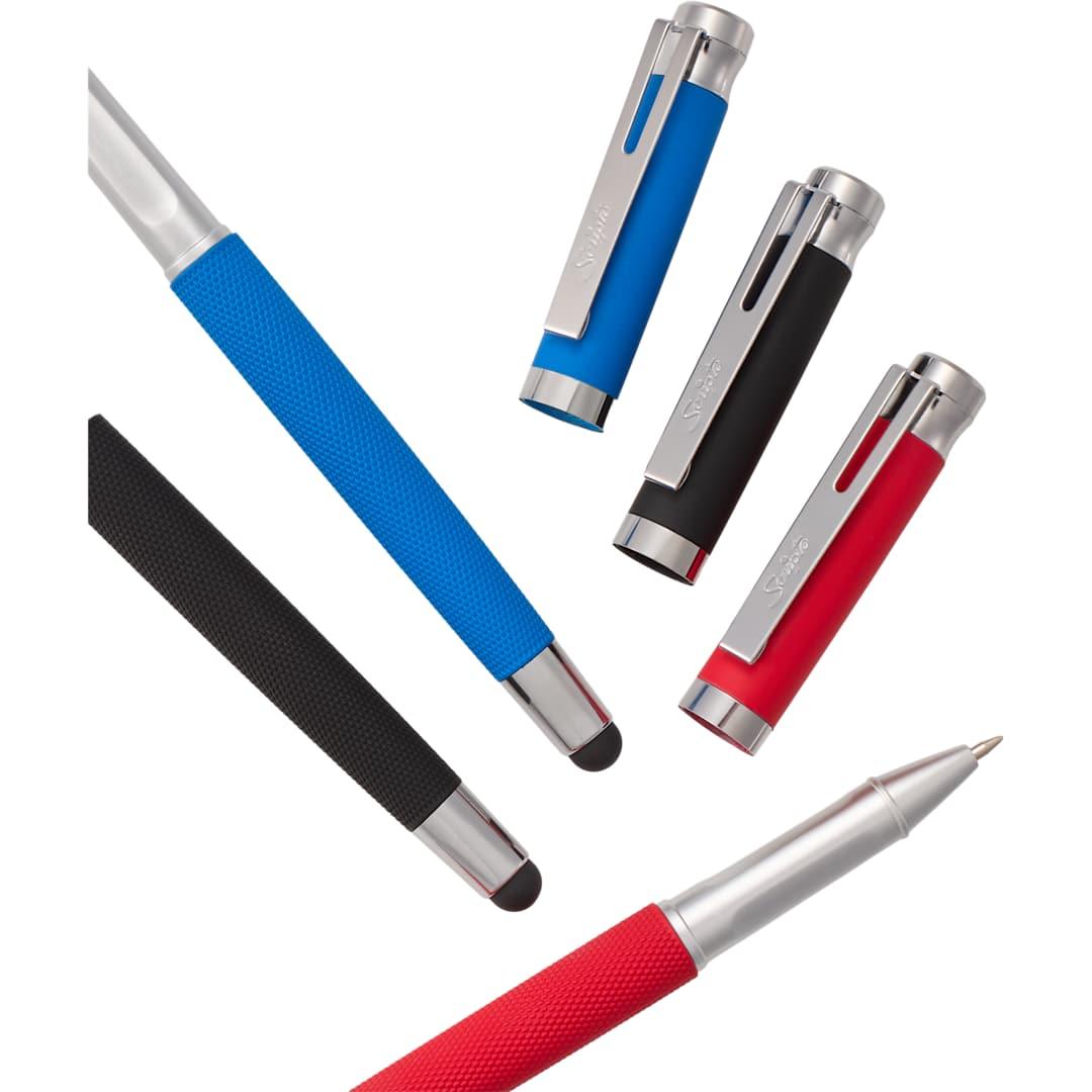 Scripto® bali recycled gel stylus pen Black front