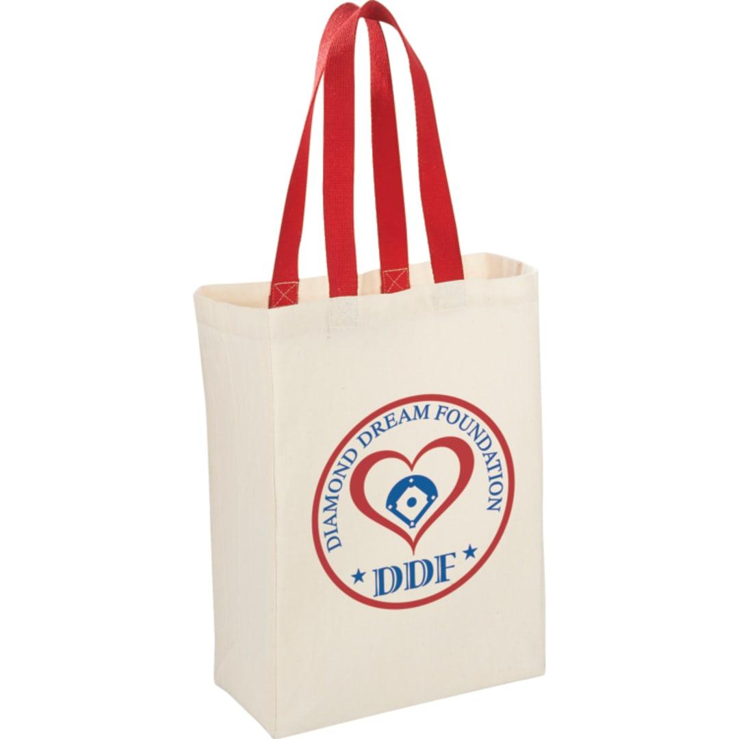 Nebraska 5oz cotton canvas grocery tote Green miniatura 11