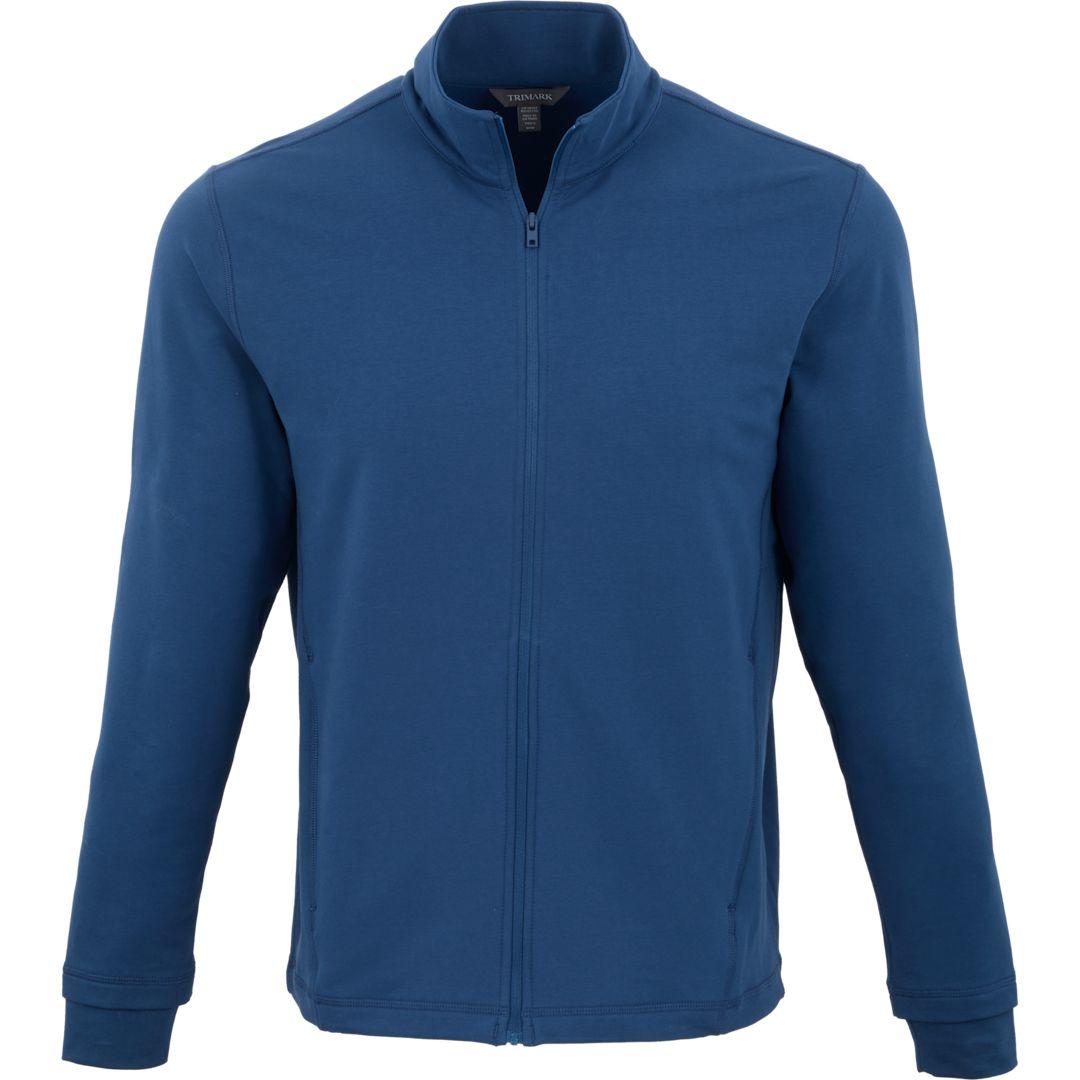 Lyon eco stretch knit full zip - mens Blue miniatura 5