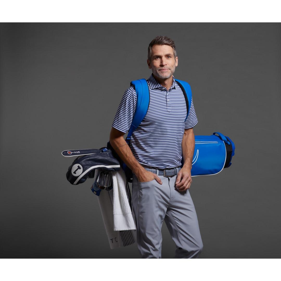 Stitch® club stripe polo shirt - mens Blue miniatura 16