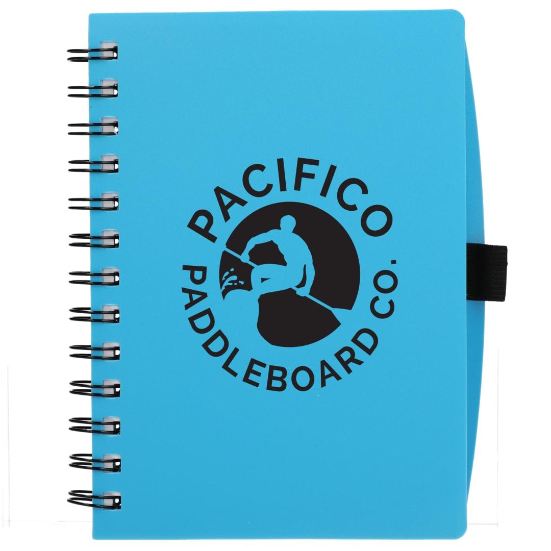 Fsc® recycled 5.5 x 7 coordinator notebook Black miniatura 17