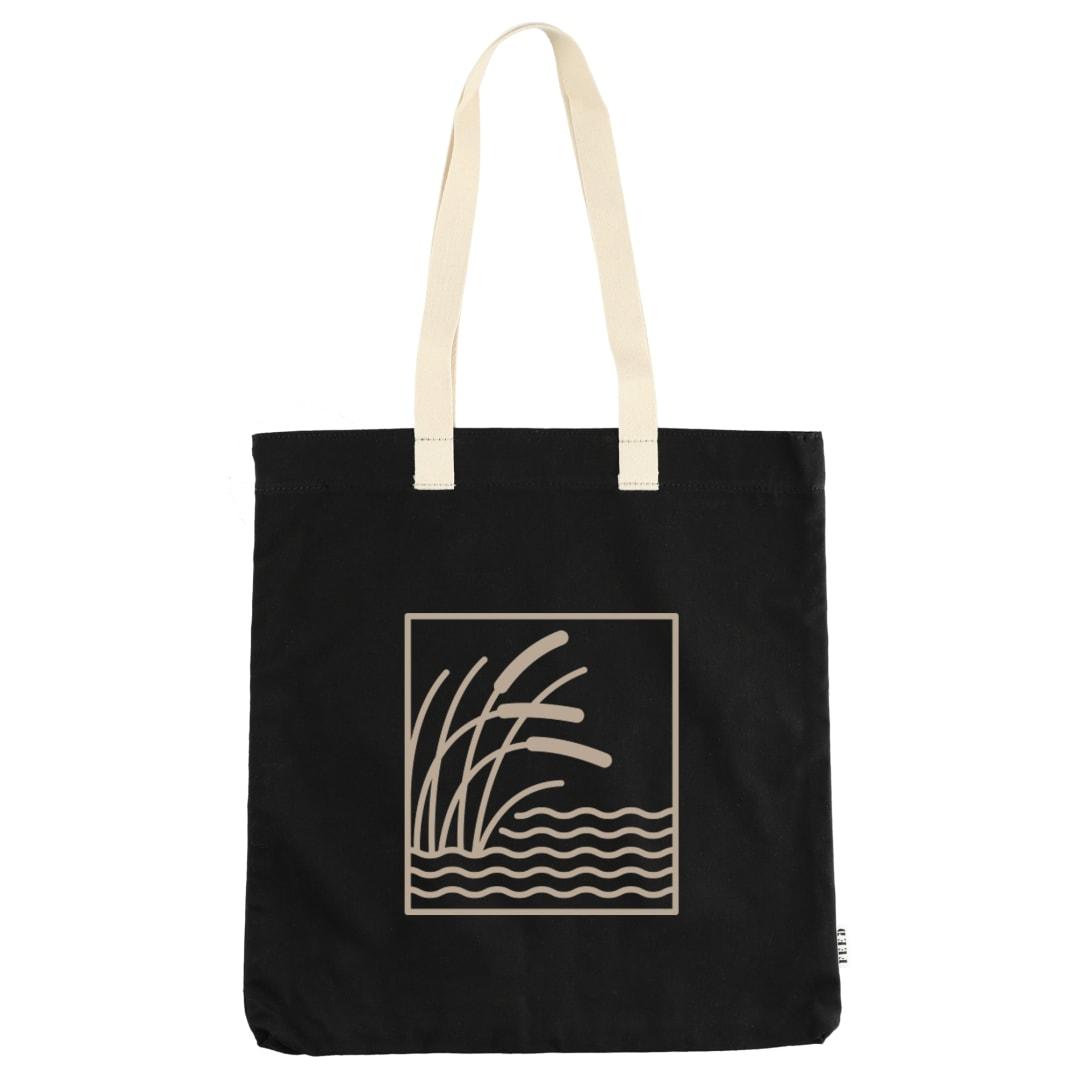 Feed organic cotton convention tote Black miniatura 7
