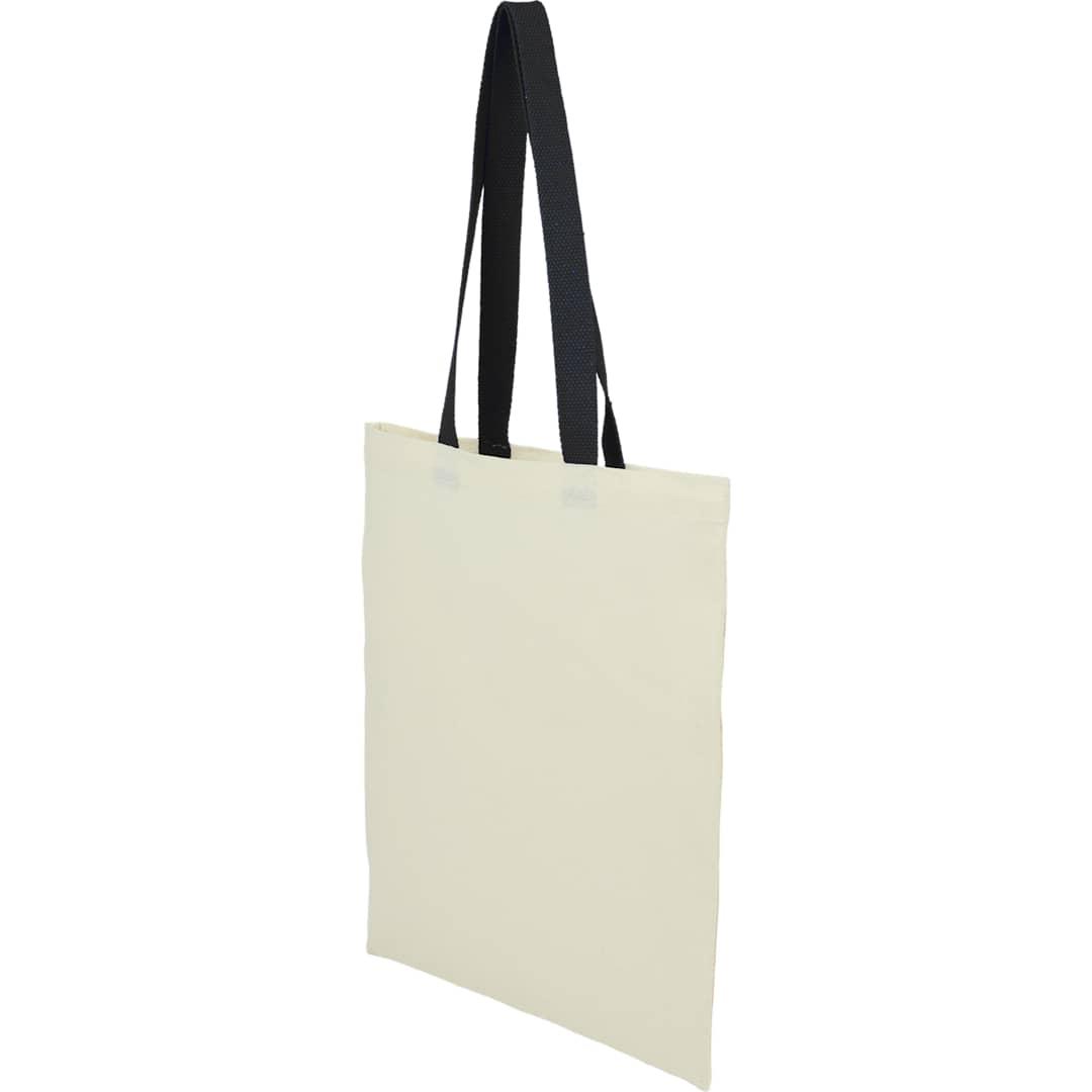 Nebraska 4oz recycled cotton convention tote Black front