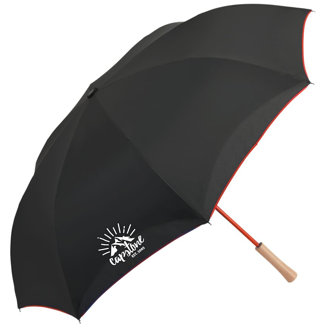48 Recycled manual inversion umbrella Black miniatura 26