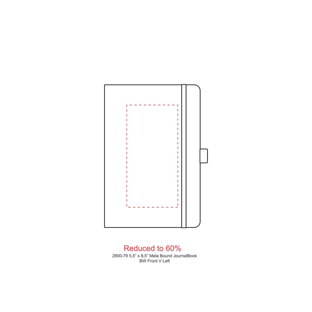 Fsc® mix 5.5 x 8.5 mela bound journal Black miniatura 11