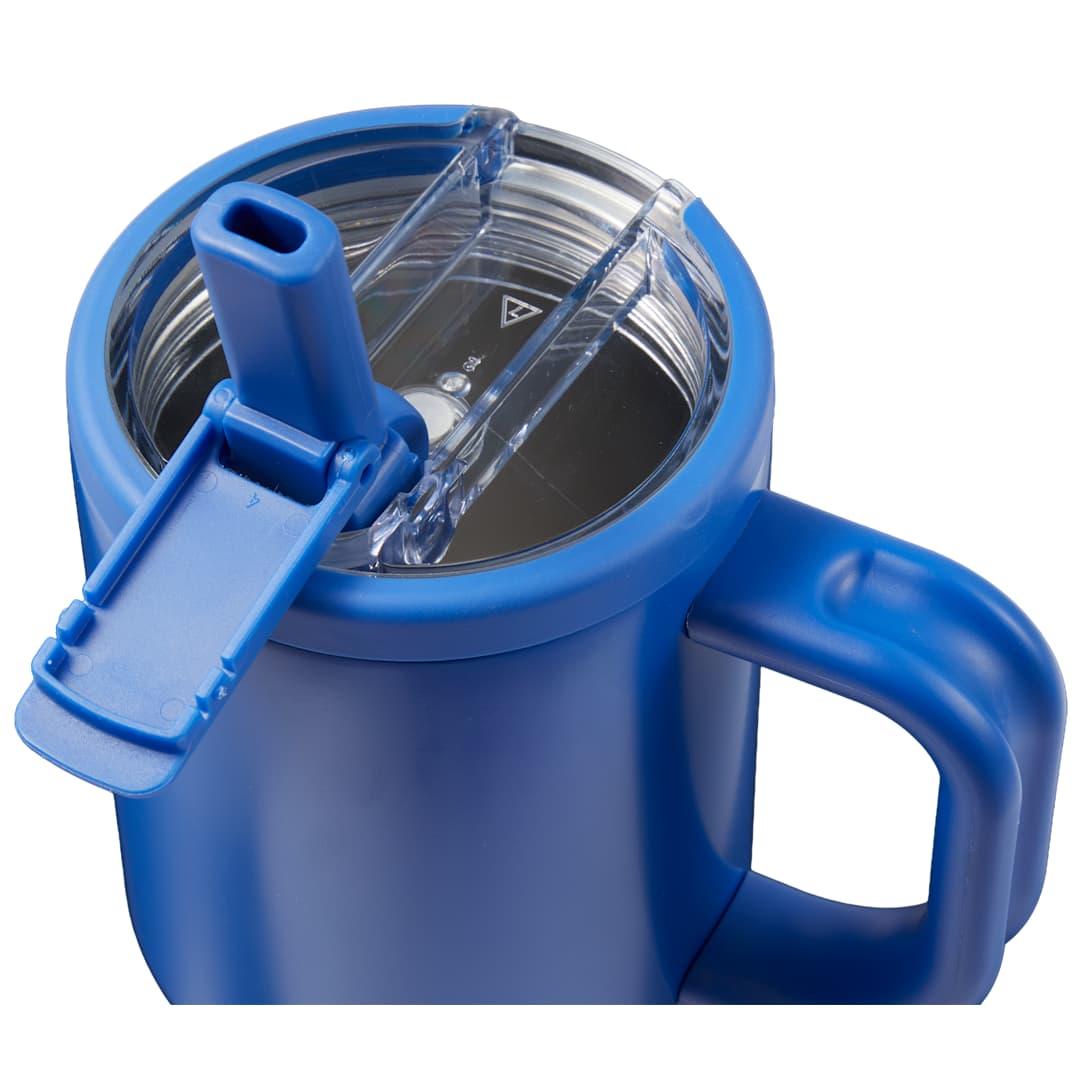 Alpine 30oz vac insul mug w/protective straw cover Bay Blue miniatura 7