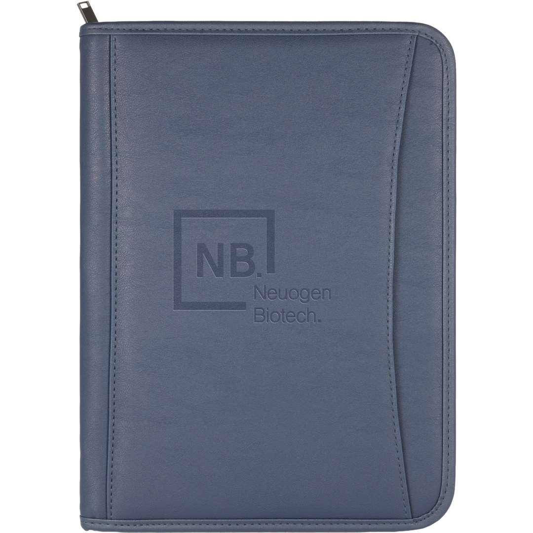 Fsc® mix durahyde recycled zippered padfolio Black miniatura 18