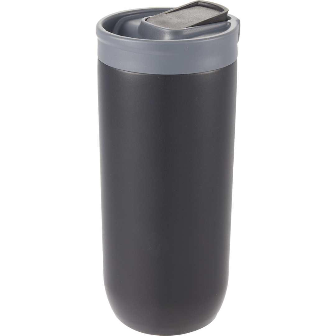 Joshua recycled insulated travel tumbler 17oz Black front