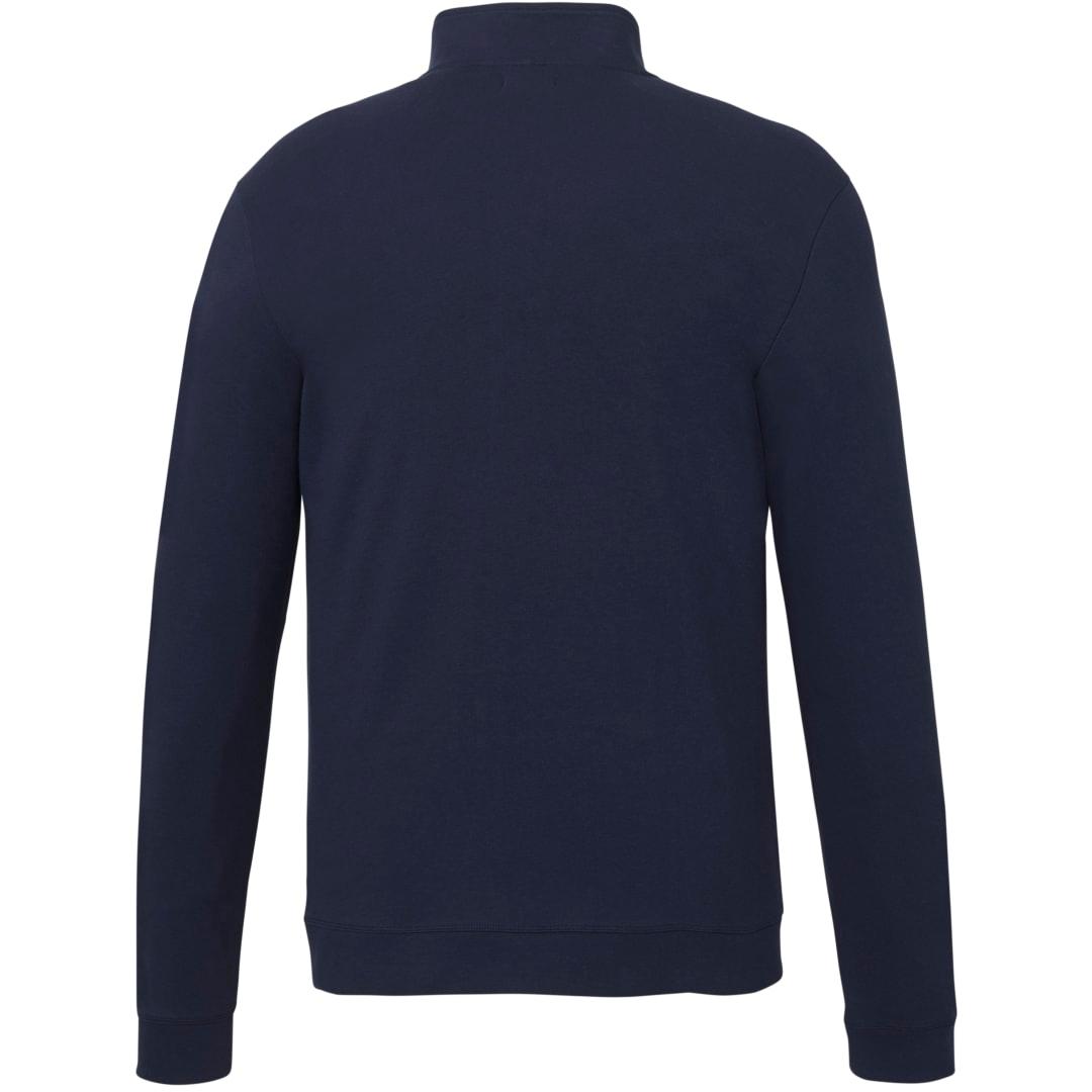Rigi eco knit full zip - mens Navy Blue front