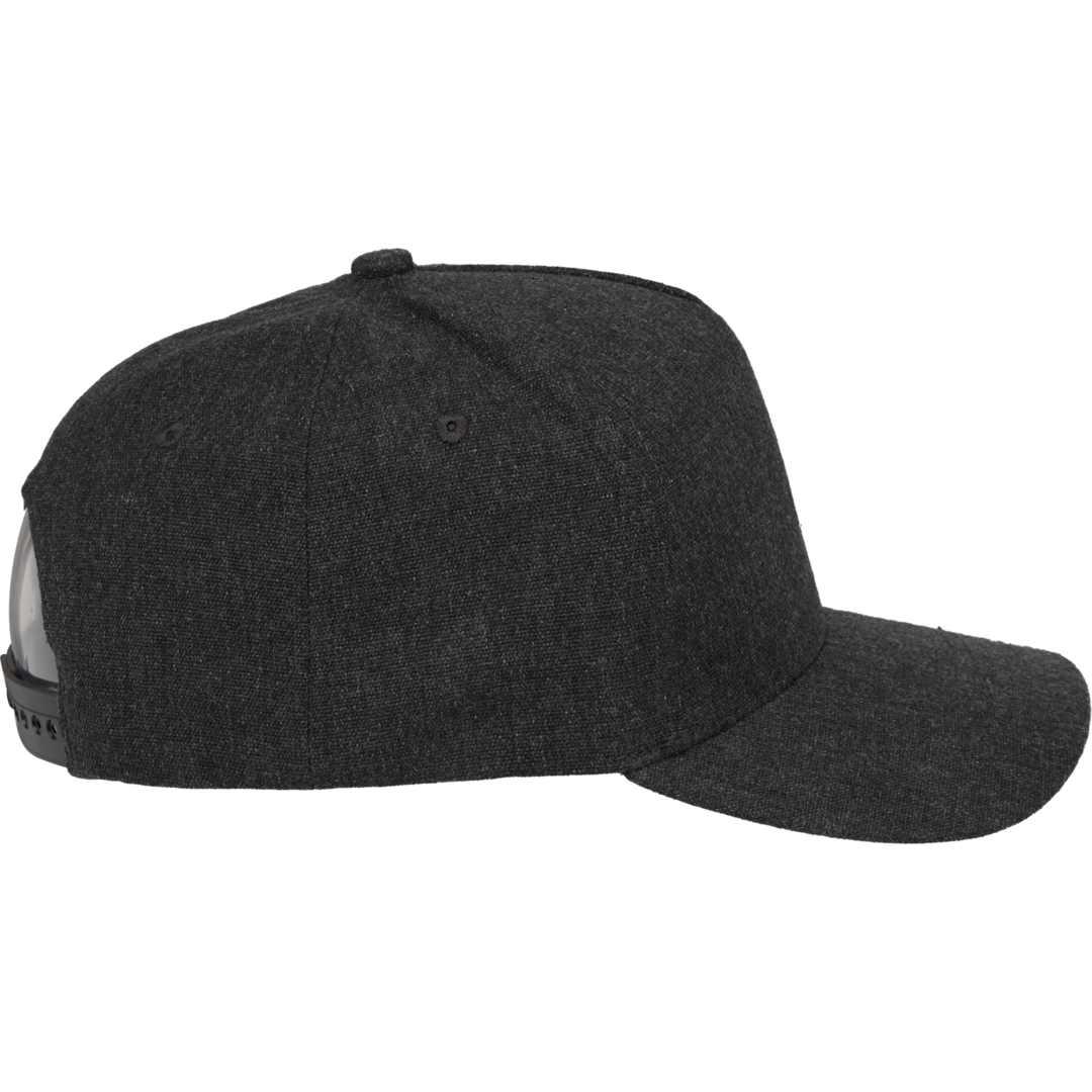Recycled cotton canvas 5 panel ballcap - unisex Navy Blue miniatura 17