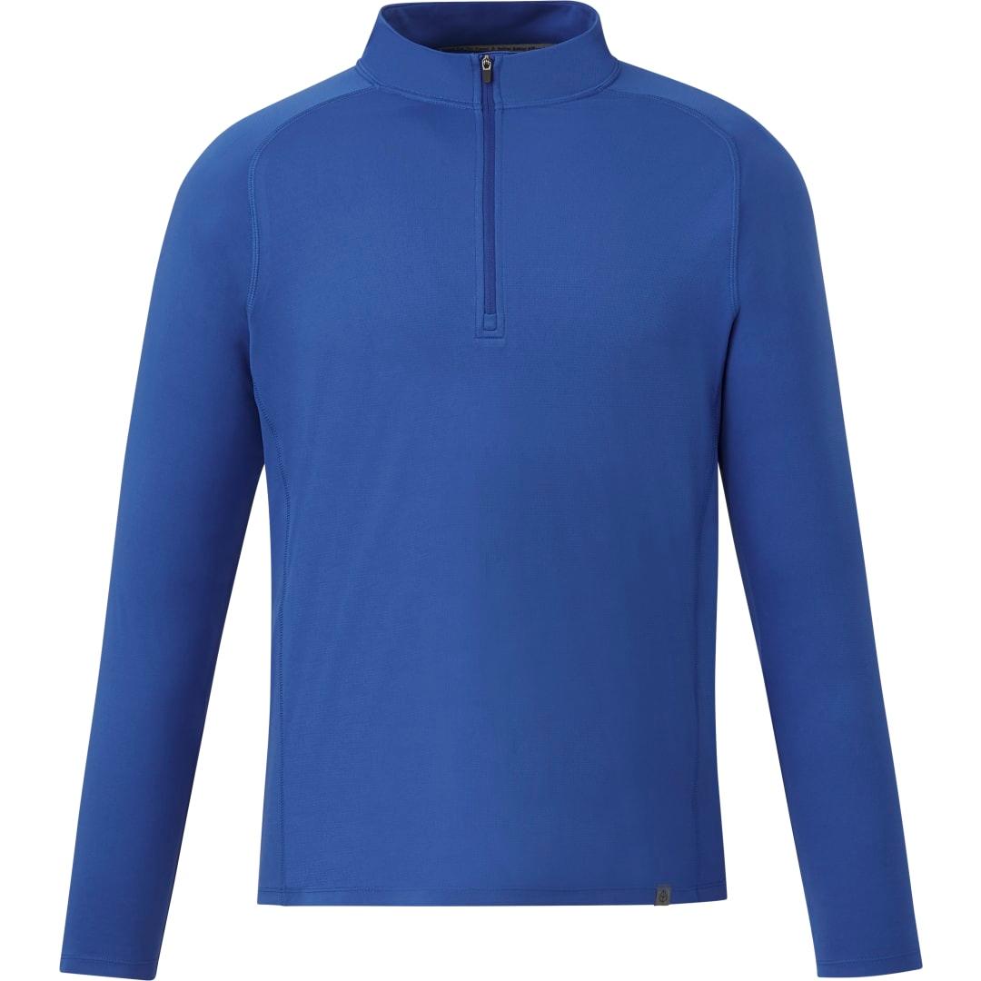 Evans eco knit quarter zip - mens Royal miniatura 3