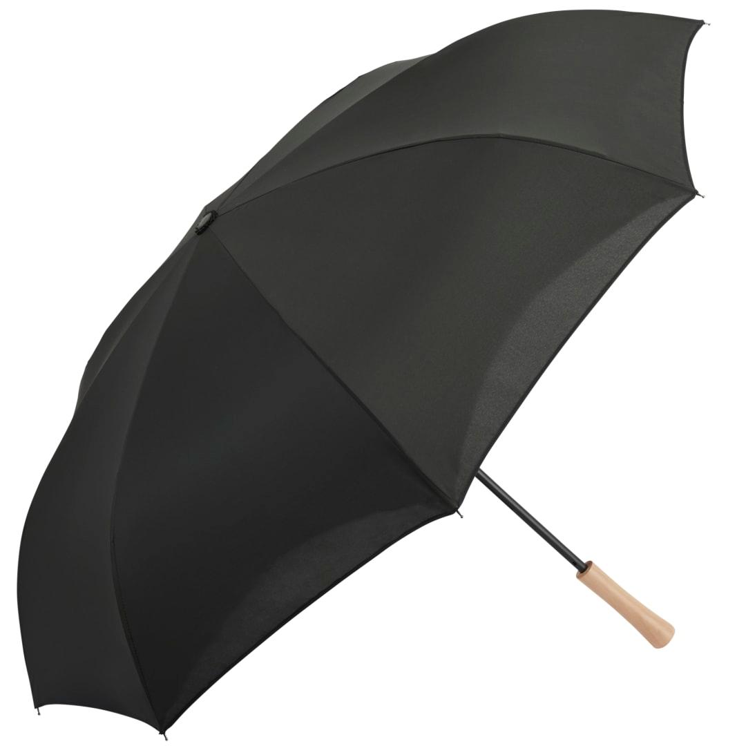 48 Recycled manual inversion umbrella Black miniatura 7