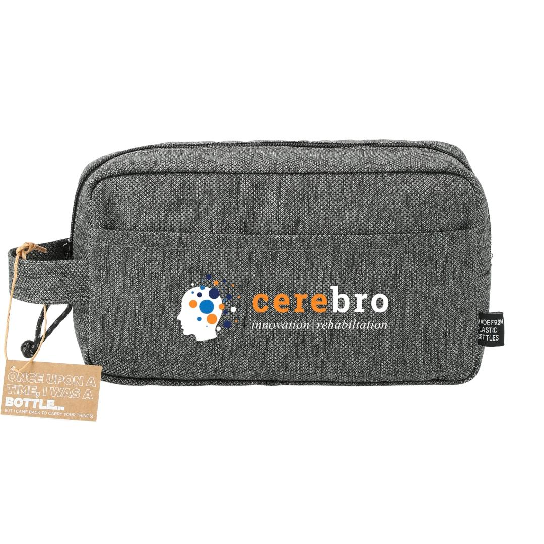 Vila recycled dopp kit pouch Graphite miniatura 12