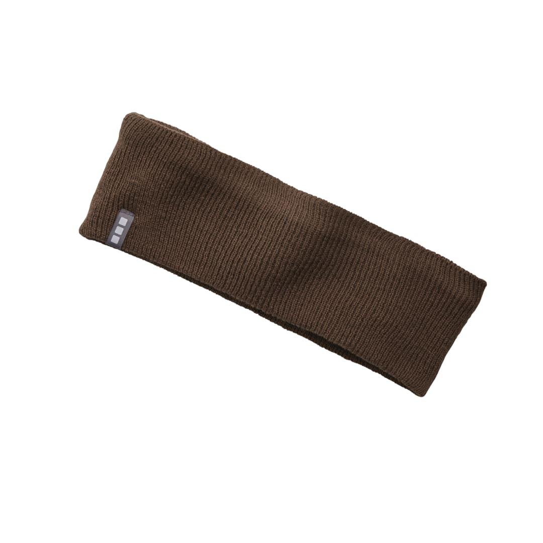 Unisex succinct knit headband Brown miniatura 3