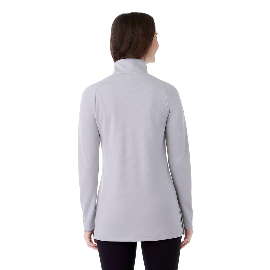 Womens asgard eco knit half zip Silver miniatura 4