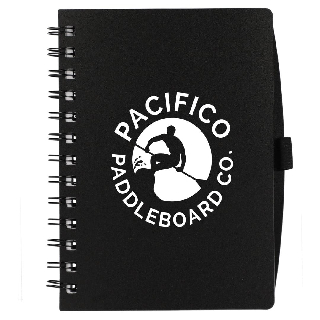 Fsc® recycled 5.5 x 7 coordinator notebook Black miniatura 8