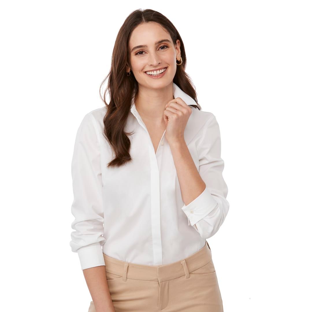Untuckit tracey long sleeve shirt - womens White miniatura 13