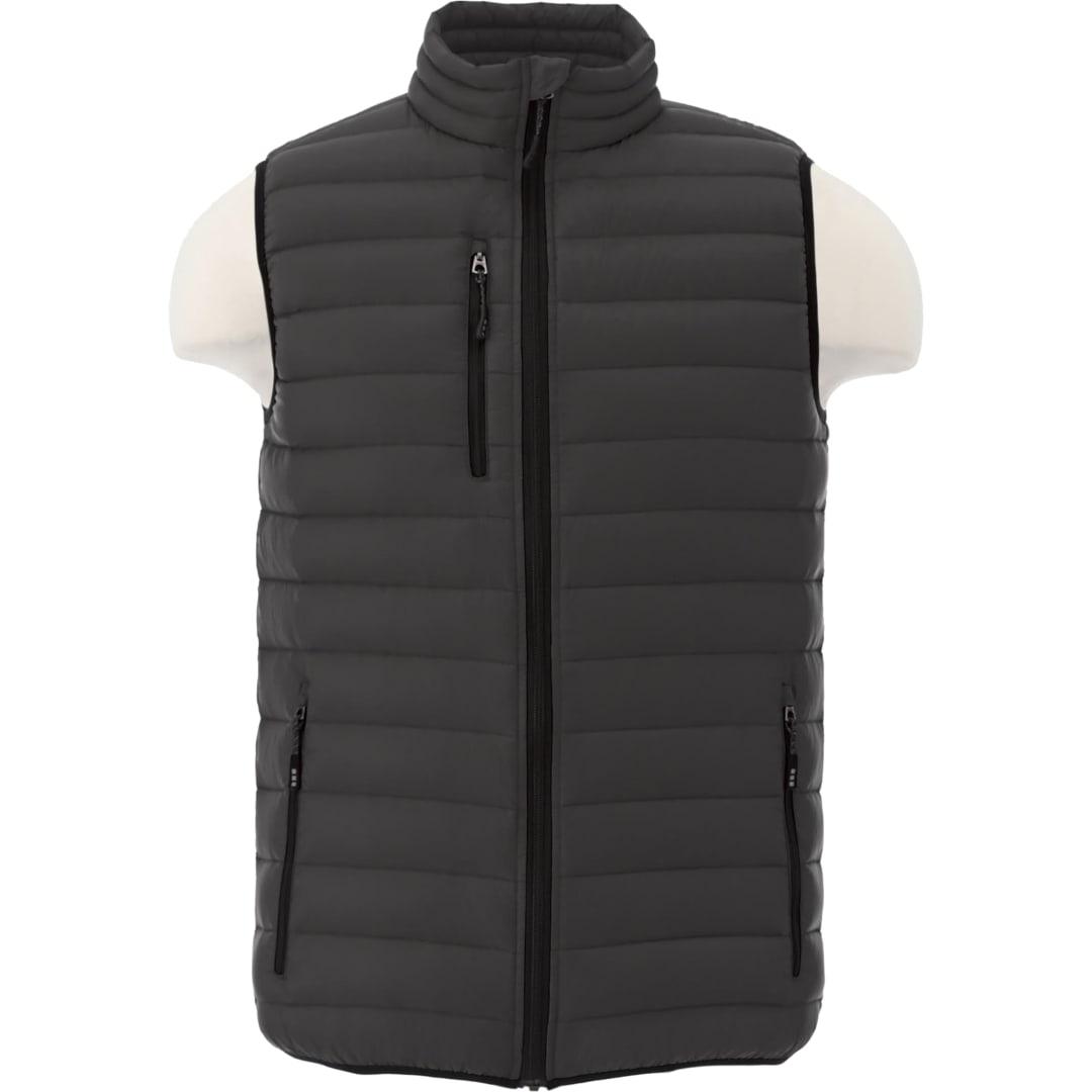 Mens whistler light down vest Black miniatura 5