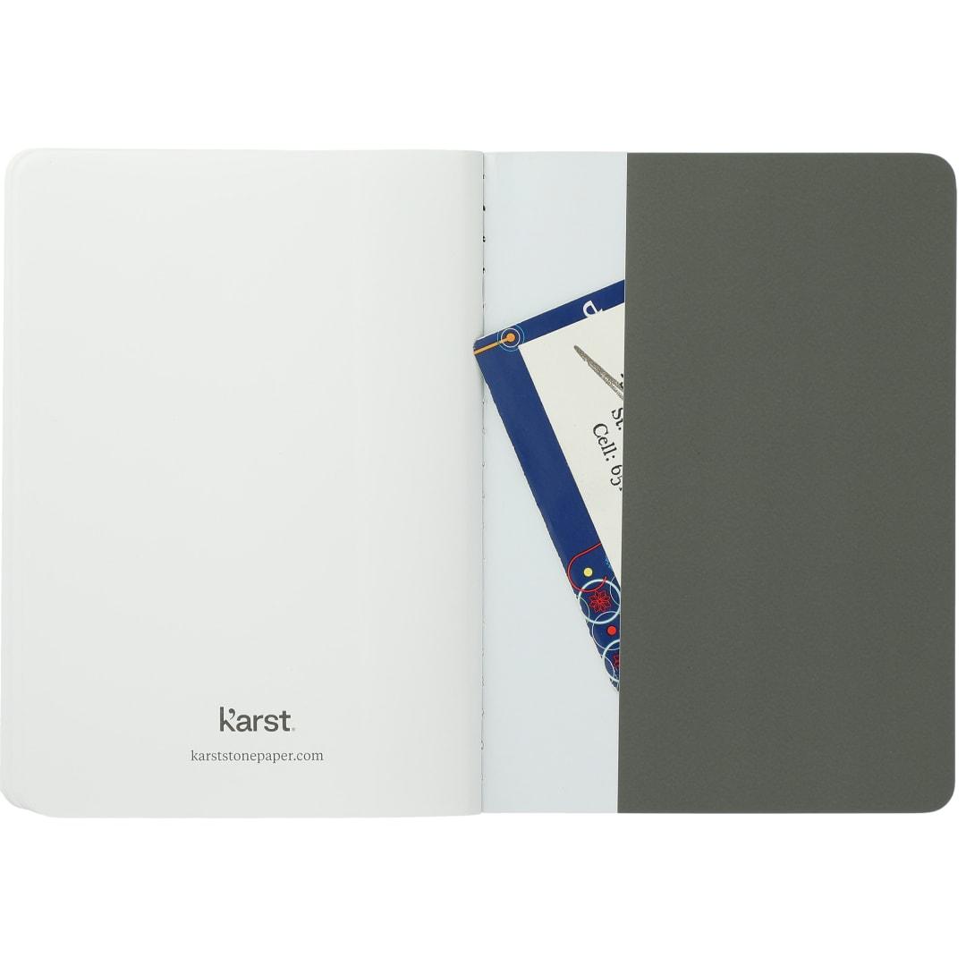 Karst pocket stone paper notebook Beige miniatura 14