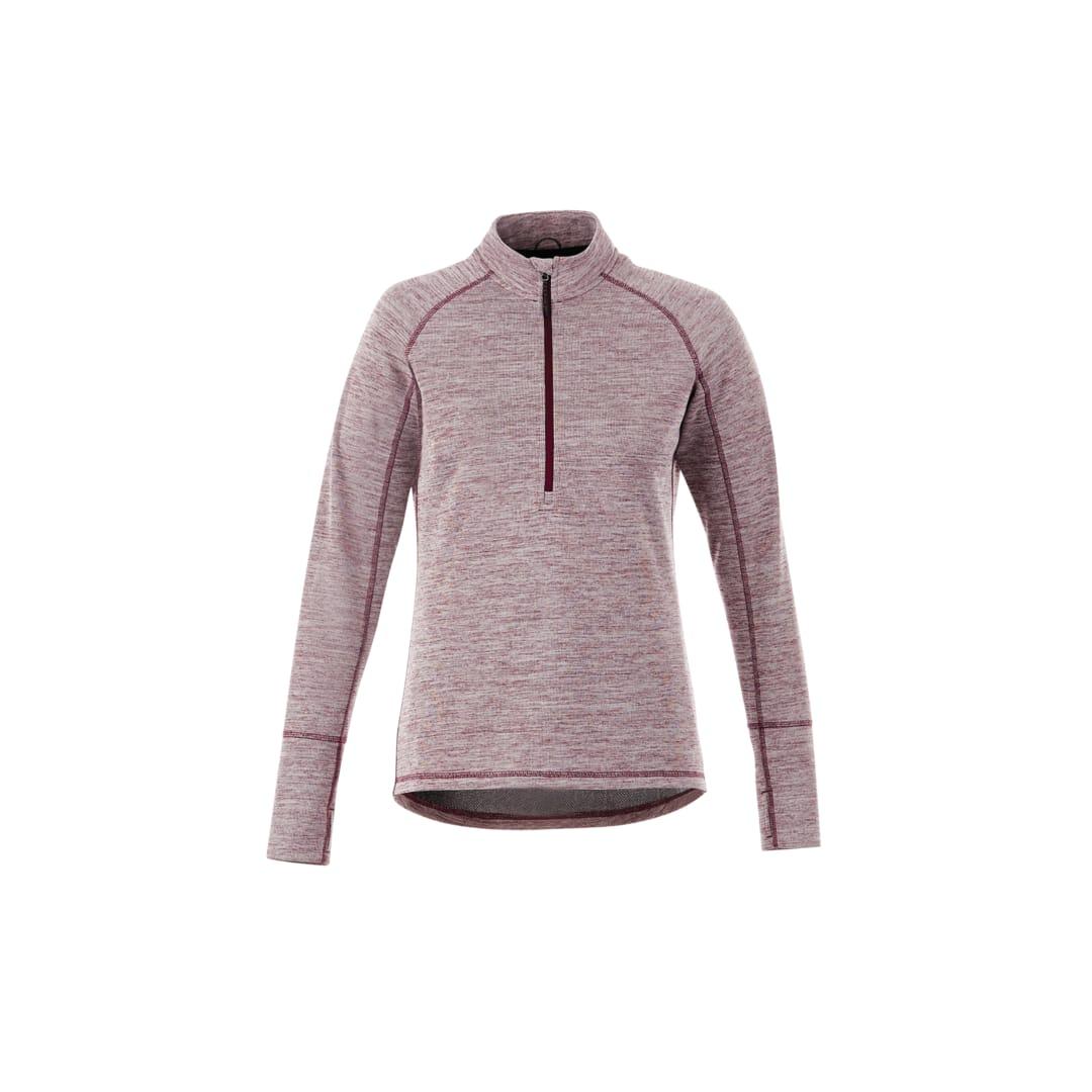 Womens crane knit half zip Blue miniatura 3