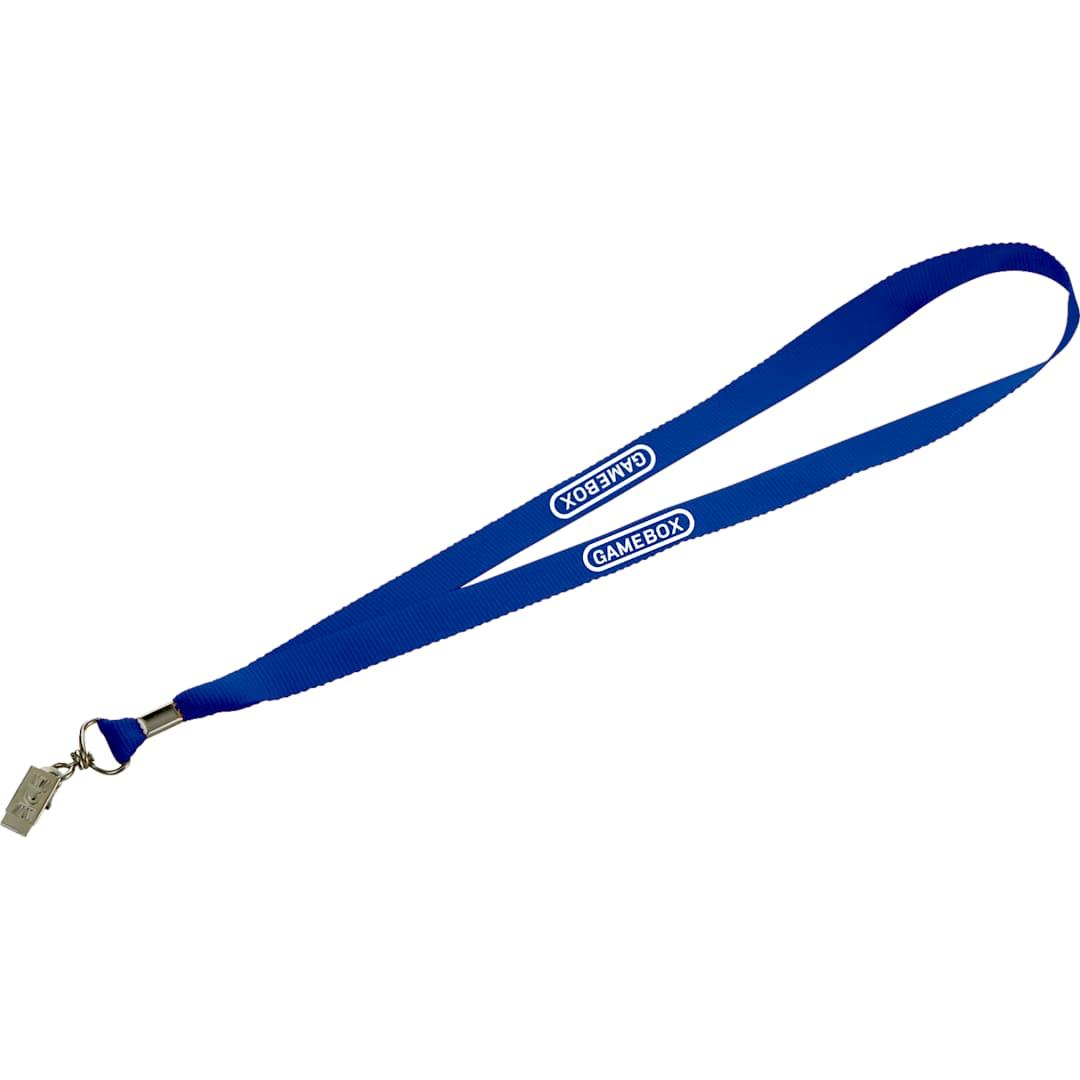 Lanyard with bulldog clip Red miniatura 13